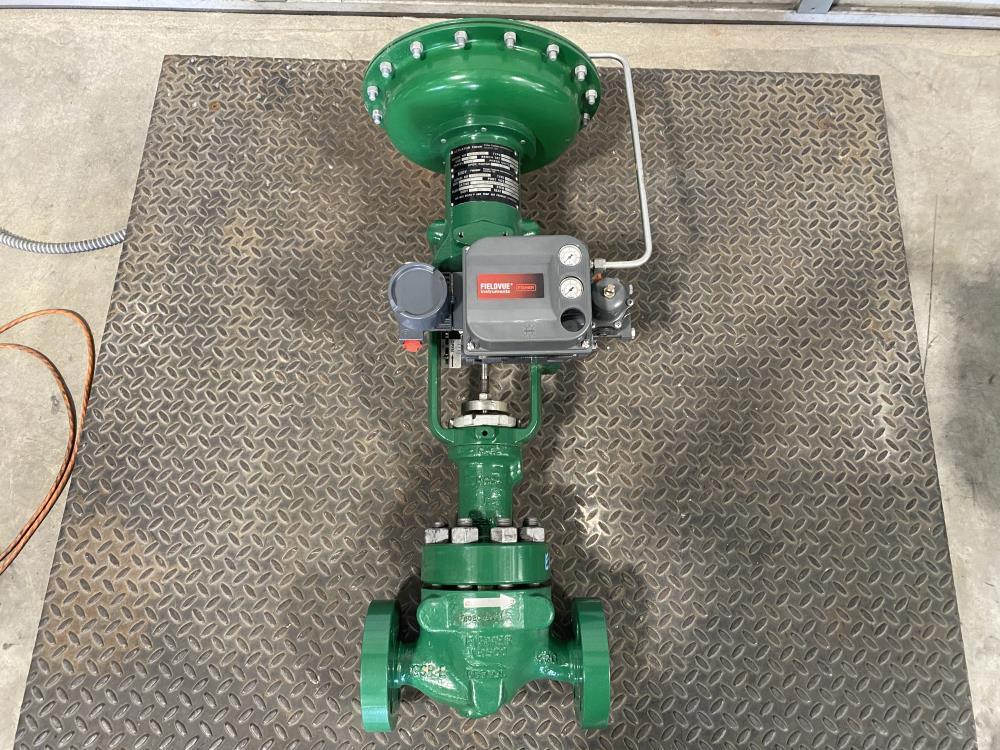 Fisher Type HPS 1" 1500# Steel Actuated Control Valve with #657 Actuator